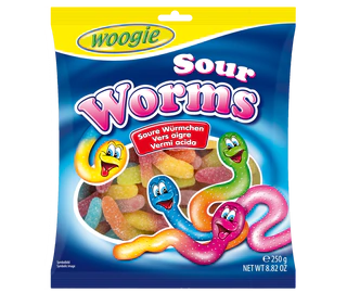Product image - Sour Worms 250g