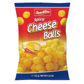 Product image - Spicy cheese balls corn snack 125g