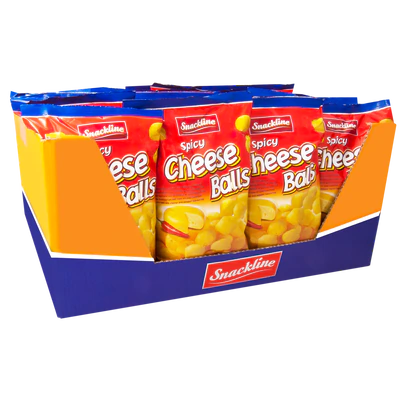 Product image 2 - Spicy cheese balls corn snack 125g