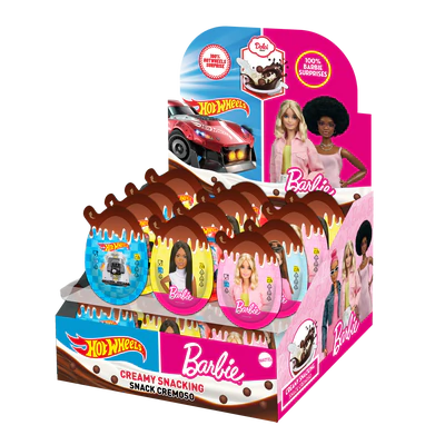 Product image 1 - Spoon Egg with surprise Barbie & Hot Wheels 17,5g