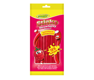 Product image - Strawberry flavoured candy with filling 80g