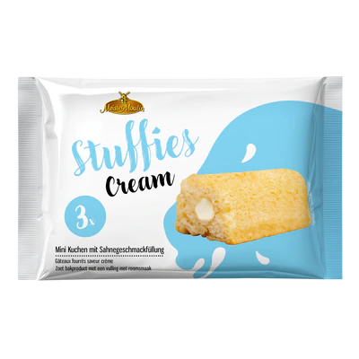 Product image 1 - Stuffies Mini cakes with milk cream 3x45g