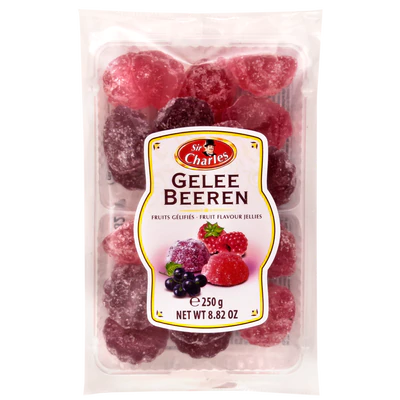 Product image 1 - Sugared jellies with berries flavour 250g