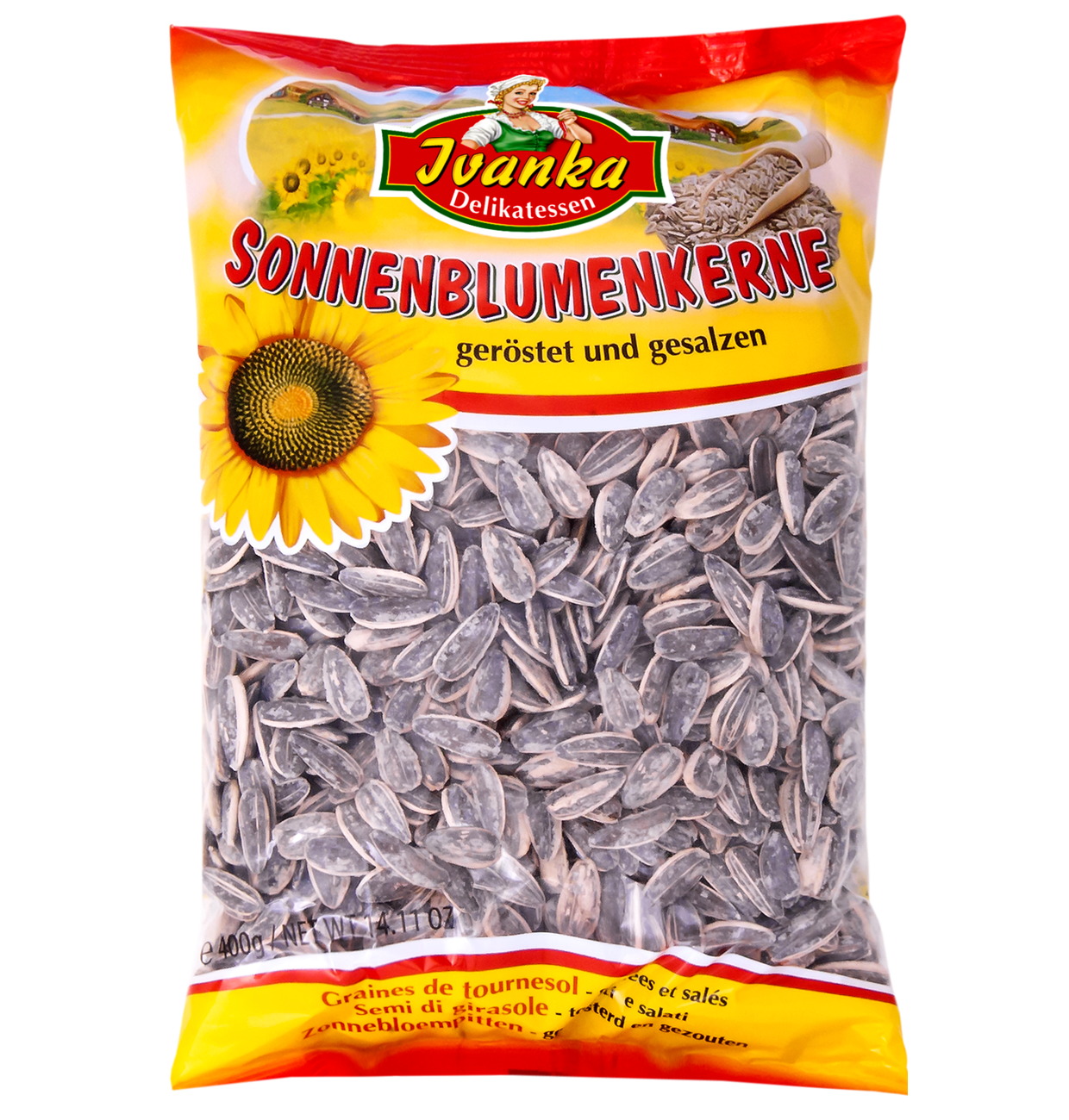 Gunz Sunflower seeds roasted and salted 400g