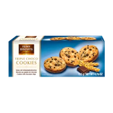 Product image - Triple choco cookies with chocolate chips 135g