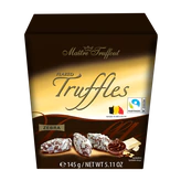 Product image - Truffles pralines with white chocolate flakes 145g