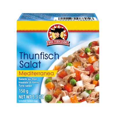 Product image 1 - Tuna salad - mediterranea 150g