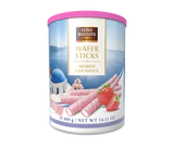 Product image - Wafer rolls with strawberry flavoured cream 400g