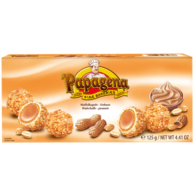 Product image 1 - Waferballs with peanuts 125g
