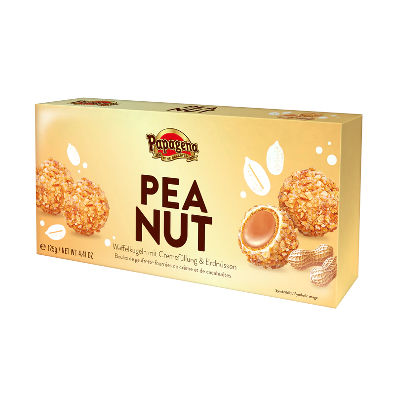 Product image 1 - Waferballs with peanuts 125g