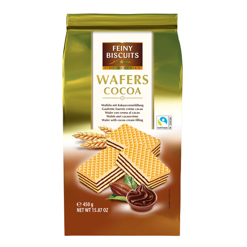 Product image 1 - Wafers with cocoa cream filling 450g