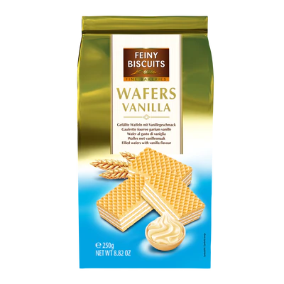 Product image 1 - Wafers with vanilla cream filling 250g