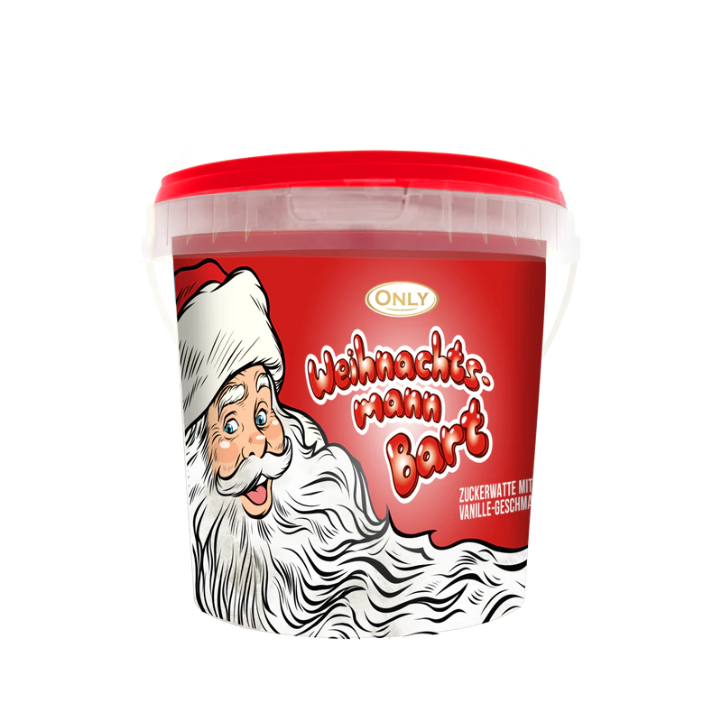 Product image 1 - Weihnachtsmann Zuckerwatte Eimer 50g