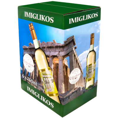Product image 2 - White wine Imiglikos smooth 11,5% vol. 0,75l