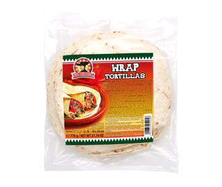 Product image 1 - Wraps wheat flour tortillas 770g (18x20cm)