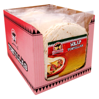 Product image 2 - Wraps wheat flour tortillas 770g (18x20cm)