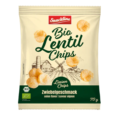 Produktabbildung 1 - BIO Linsenchips Zwiebelgeschmack 70g