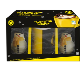 Produktabbildung - BVB Melting Snowman Set mit Tasse 150g