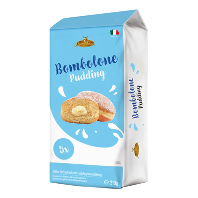 Produktabbildung 1 - Bombolone mit Puddingcremefüllung 210g
