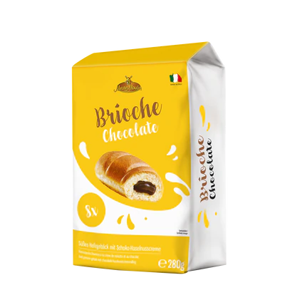 Produktabbildung 1 - Brioches mit Schokolade-Haselnusscremefüllung 280g