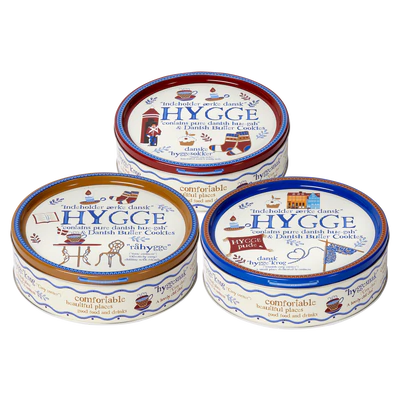 Produktabbildung 1 - Butter Cookies "Hygge" 3 Motive 340g