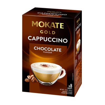 Produktabbildung 1 - Cappuccino Gold Chocolate - Getr&auml;nkepulver 100g