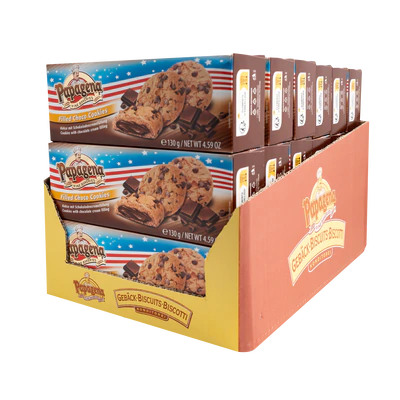 Produktabbildung 2 - Choco Chip Cookies mit Schokoladencremefüllung 130g