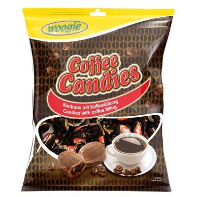 Produktabbildung 1 - Coffee Candies - Bonbons mit Kaffeefüllung 150g
