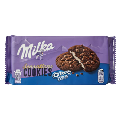 Produktabbildung 1 - Cookies Sensations Oreo Creme 156g