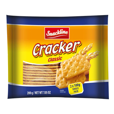 Produktabbildung 1 - Cracker Classic - Salz 200g (2x100g)