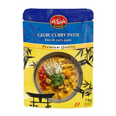 Produktabbildung 1 - Currypaste gelb 74g