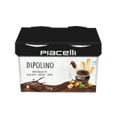 Produktabbildung - Dipolino Brotstangen mit Haselnuss-Nougat Creme 104g (2x52g)