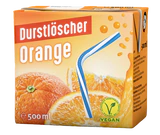 Produktabbildung - Durstlöscher Erfrischungsgetränk Orange 500ml