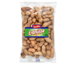 Produktabbildung - Erdnüsse in der Schale, geröstet 200g