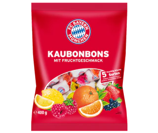 Produktabbildung 1 - FC Bayern München Kaubonbon 400g