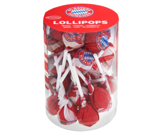 Produktabbildung 1 - FC Bayern München Lollipops 300g