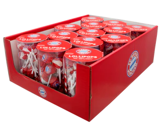 Produktabbildung 2 - FC Bayern München Lollipops 300g