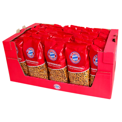 Produktabbildung 2 - FC Bayern M&uuml;nchen Mini Brezel Bayernbrezn - Laugengeb&auml;ck 300g