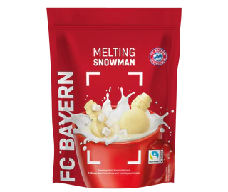 Produktabbildung - FC Bayern München Schokolade Melting Snowman 120g