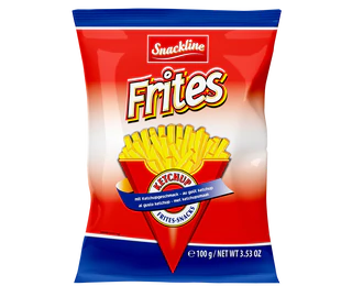 Produktabbildung 1 - Frites-Snacks mit Ketchupgeschmack 100g