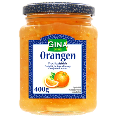 Produktabbildung 1 - Fruchtaufstrich Orange 400g