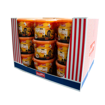 Produktabbildung 2 - Geisterbahn-Eimer Popcorn süß 250g - Vorverkauf Halloween
