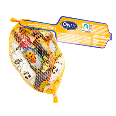 Produktabbildung 4 - Geisterbahn Milchschokolade Netze 148x84g Display