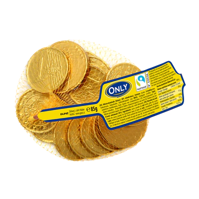 Produktabbildung 1 - Goldmünzen Milchschokolade 85g