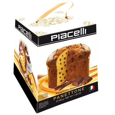 Produktabbildung 1 - Hefekuchen Panettone Choco Chips 500g