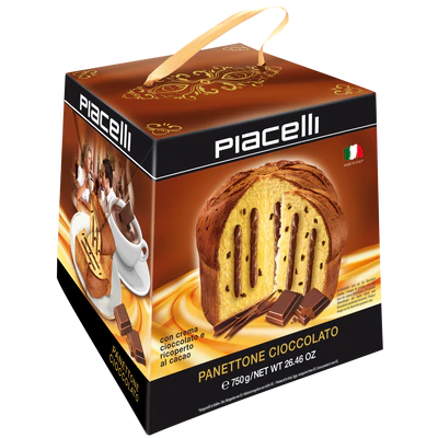 Produktabbildung 1 - Hefekuchen Panettone Cioccolato 750g