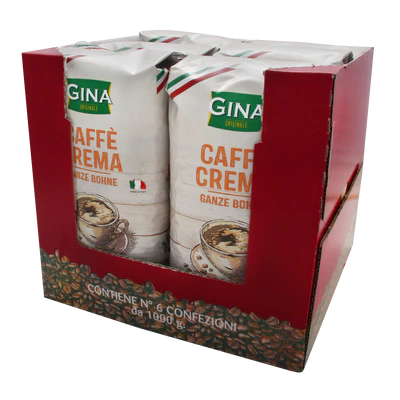 Produktabbildung 2 - Kaffee Crema ganze Bohnen 1kg