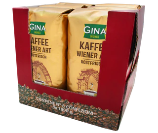 Produktabbildung 2 - Kaffee Wiener Art ganze Bohnen 1kg