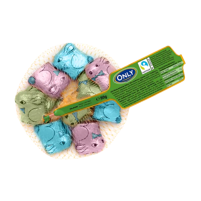 Produktabbildung 1 - Milchschokolade Osterhasen 80g