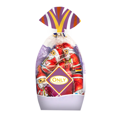 Produktabbildung 1 - Mini Weihnachtsmänner Baumbehang 100g